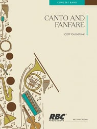 Canto and Fanfare Concert Band sheet music cover